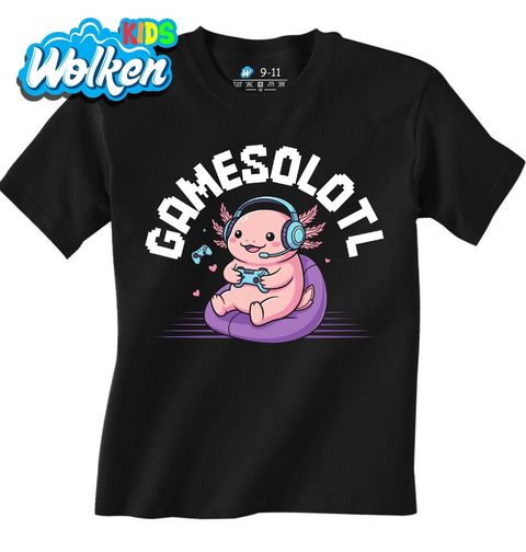 Obrázek produktu Dětské tričko Gamer Axolotl Gamesolotl