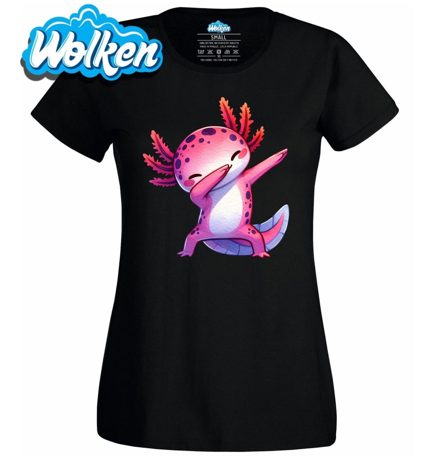 Dámské tričko Dabující Axolotl.jpg