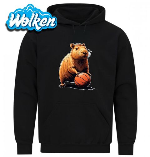 Obrázek produktu Pánská mikina Kapybara s Basketbalovým Míčem