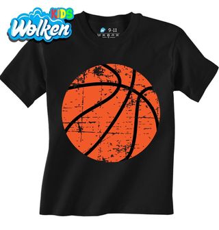 Dětské tričko Vintage Basketbalový Míč.jpg