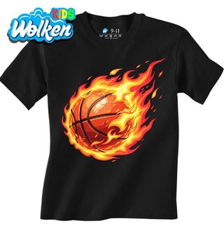 Dětské tričko Rozžhavený Basketbalový Míč.jpg