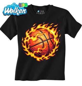 Dětské tričko Hořící Basketbalový Míč.jpg