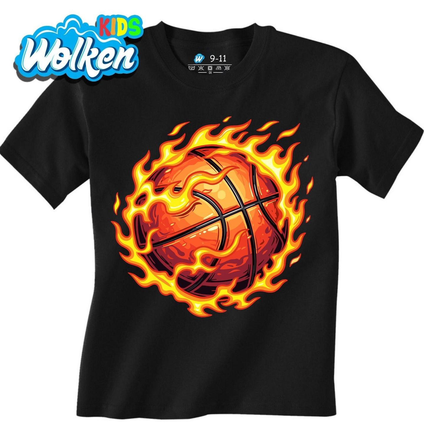 Dětské tričko Hořící Basketbalový Míč.jpg