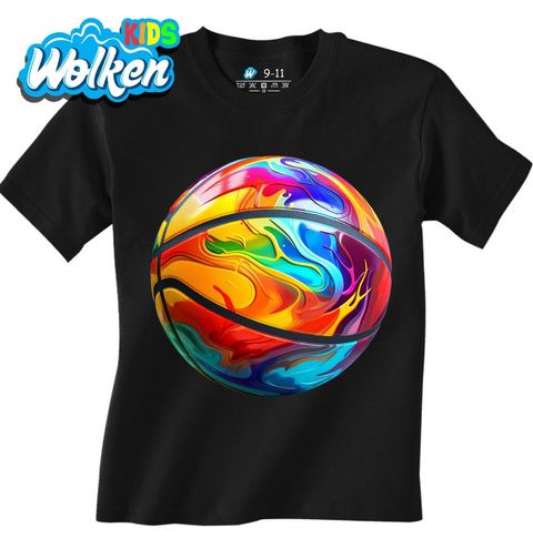 Obrázek produktu Dětské tričko Duhový Basketbalový Míč