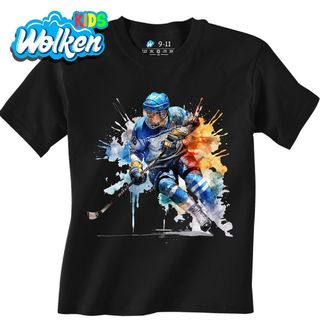 Dětské tričko Barevný Hokejista na Ledu.jpg