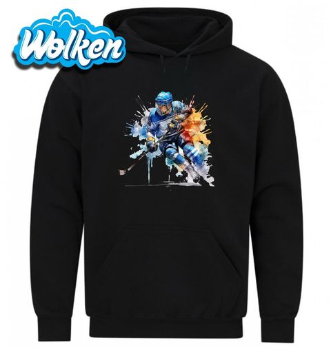 Obrázek produktu Pánská mikina Barevný Hokejista na Ledu