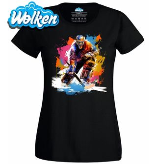 Dámské tričko Odvážný Hokejový Brankář.jpg