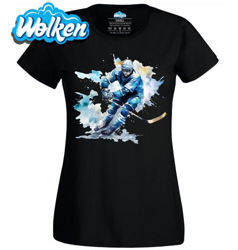 Obrázek produktu Dámské tričko Ledový Hokejista v Akci