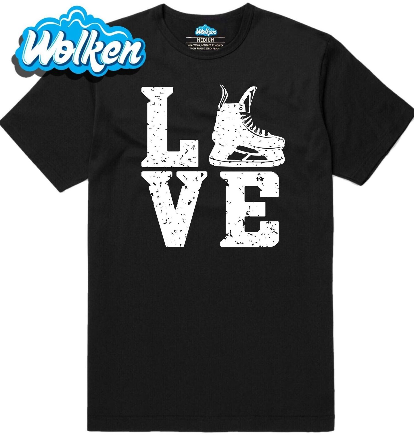 Pánské tričko Vintage Hokejová Láska LOVE.jpg