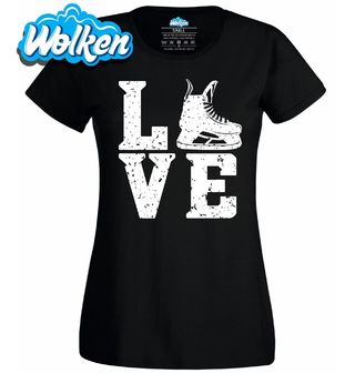 Dámské tričko Vintage Hokejová Láska LOVE.jpg