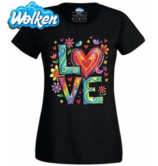 Dámské tričko Barevná Láska LOVE.jpg