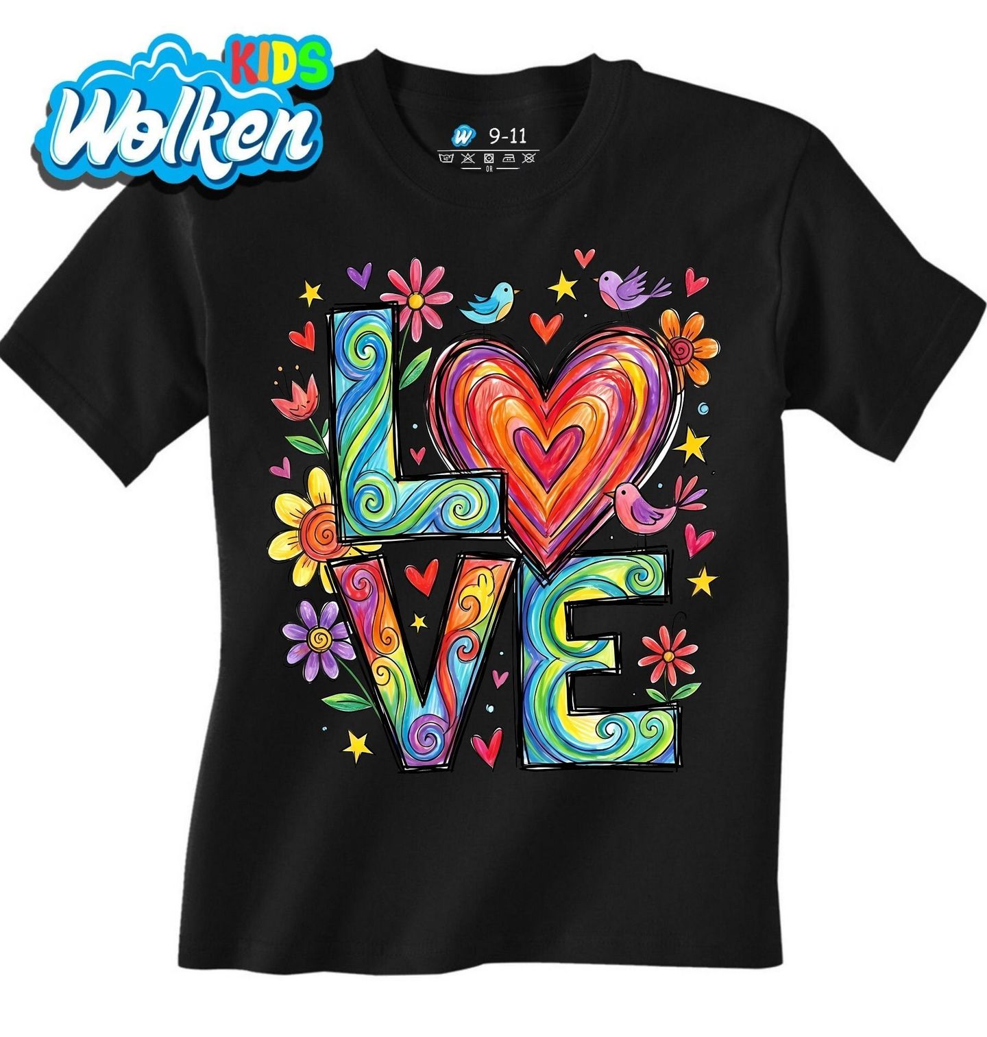 Dětské tričko Barevná Láska LOVE.jpg