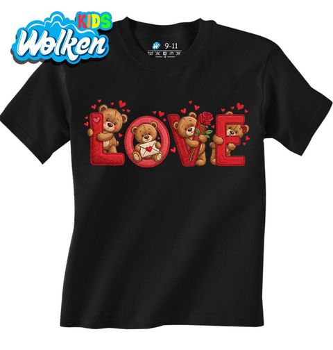Obrázek produktu Dětské tričko Valentýnský Medvídek LOVE
