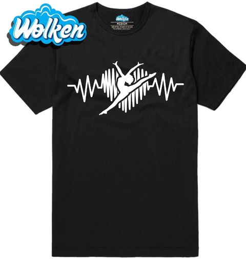 Obrázek produktu Pánské tričko Kardiogram lásky a Gymnastka