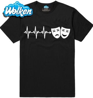 Pánské tričko Kardiogram a Divadelní Masky.jpg