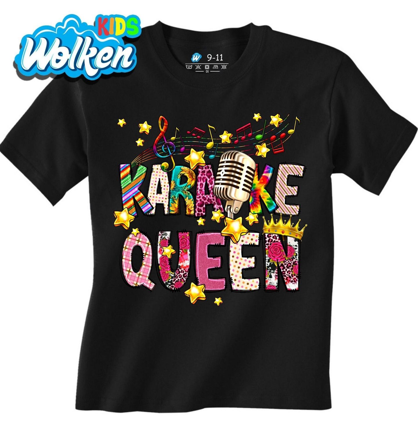 Dětské tričko Karaoke Královna Queen.jpg