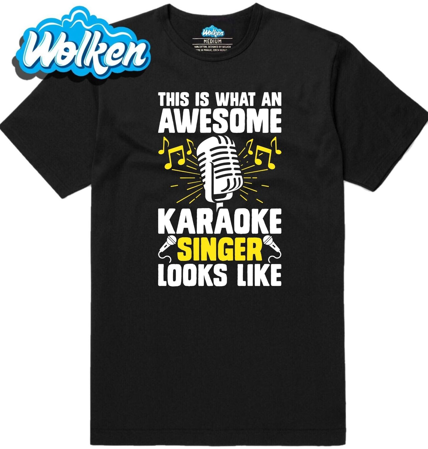 Pánské tričko Takhle vypadá úžasný karaoke zpěvák.jpg