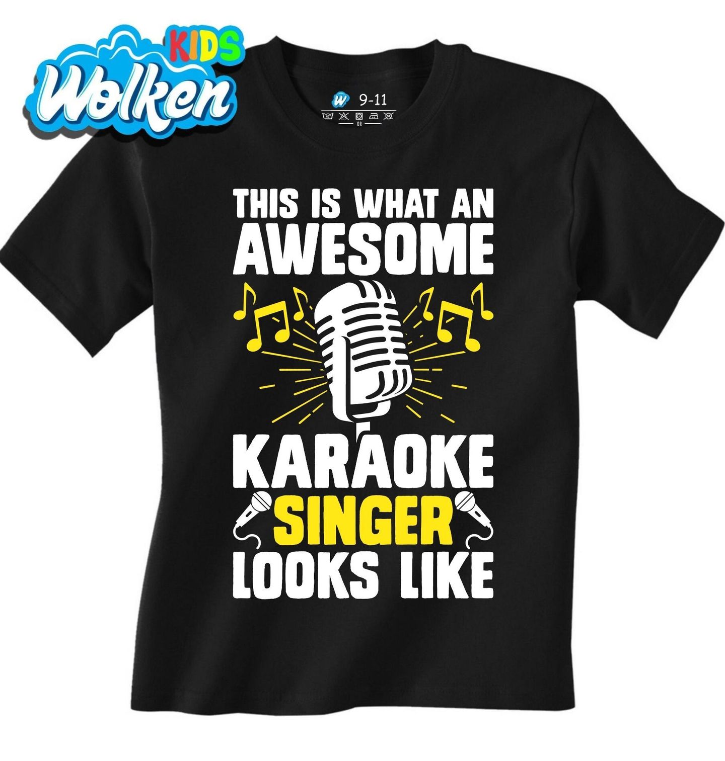 Dětské tričko Takhle vypadá úžasný karaoke zpěvák.jpg