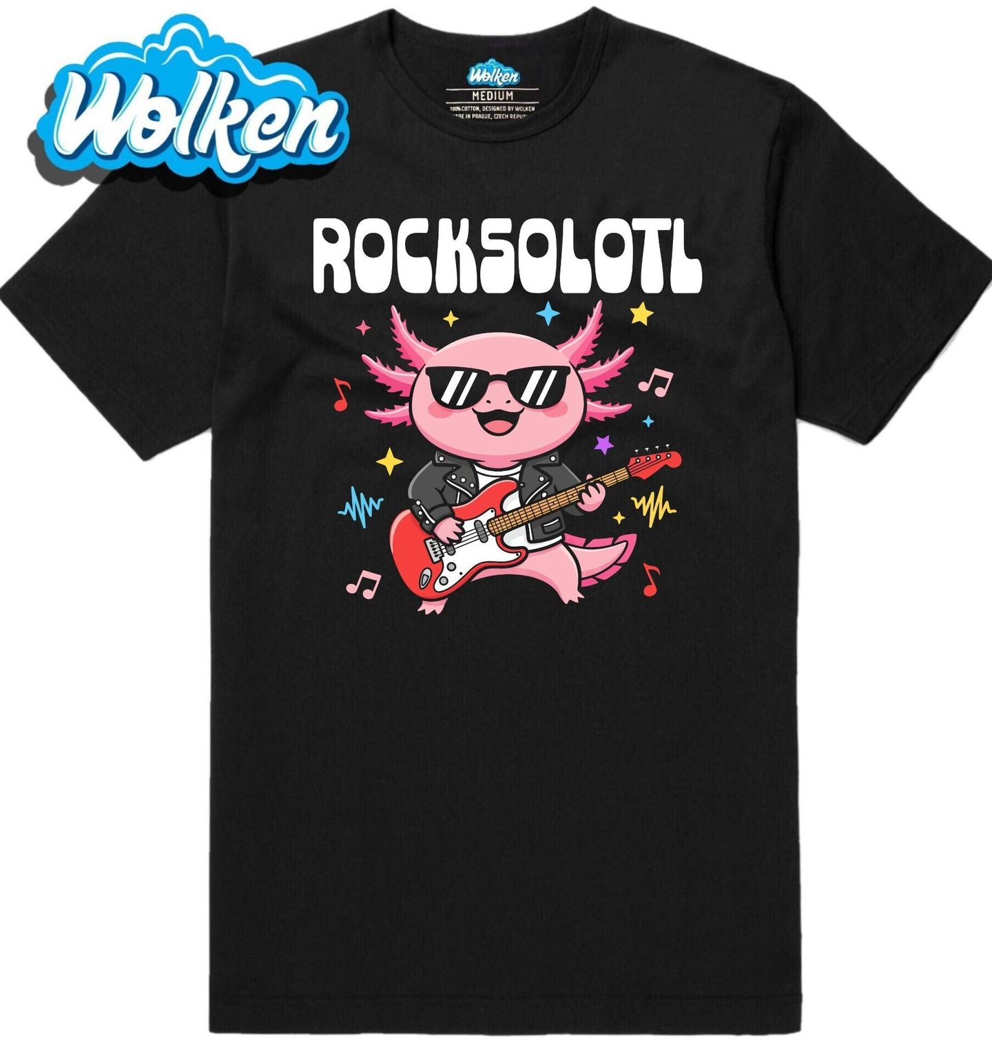 Pánské tričko Rockový Axolotl Rocksolotl.jpg