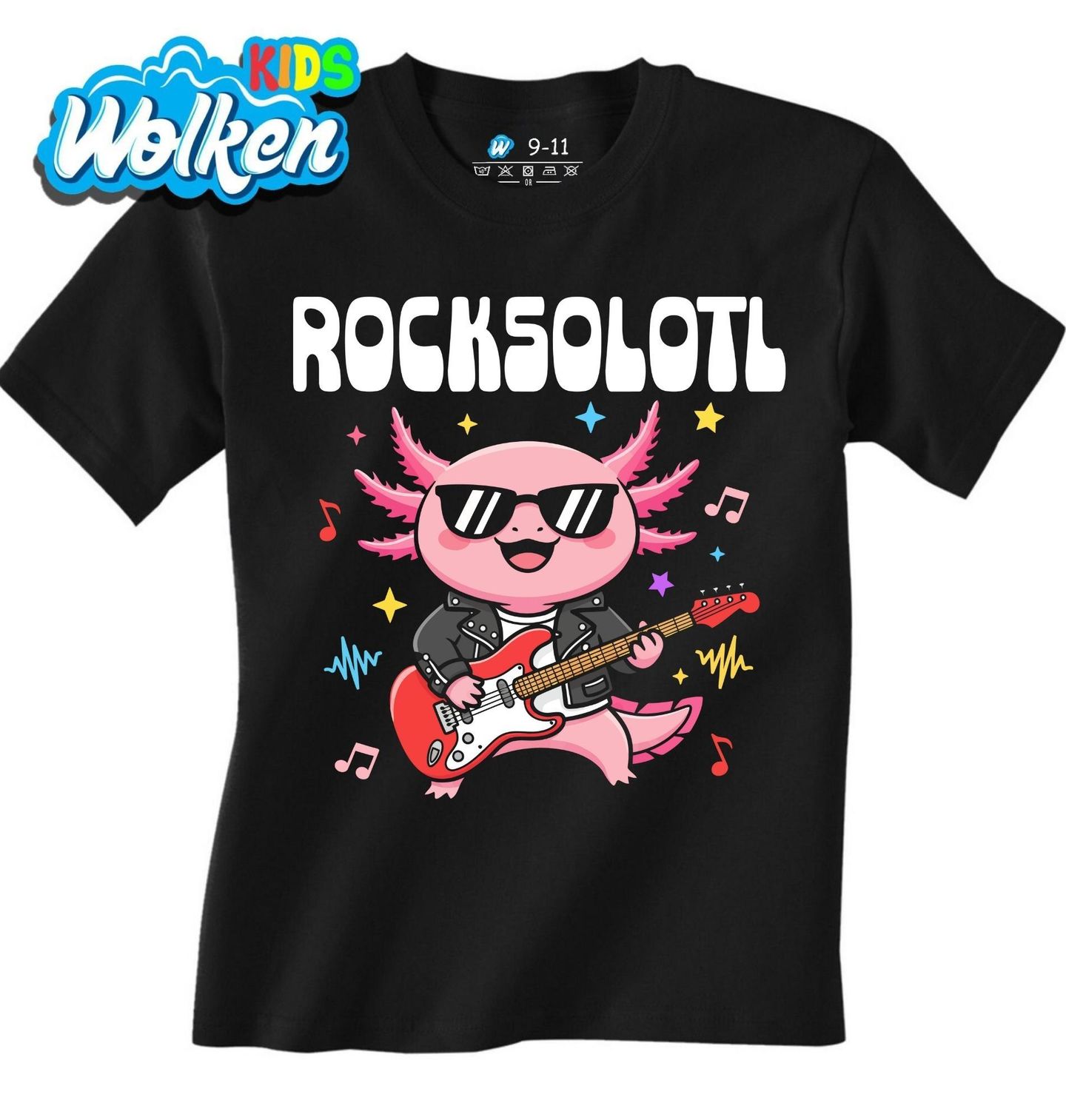 Dětské tričko Rockový Axolotl Rocksolotl.jpg