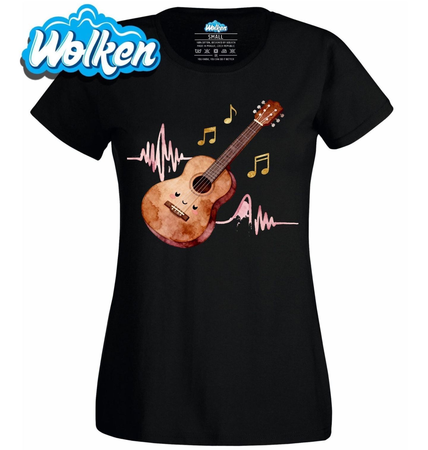 Dámské tričko Melodie Akustické Kytary.jpg