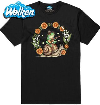 Pánské tričko Žába s Kytarou na Šnekovi.jpg