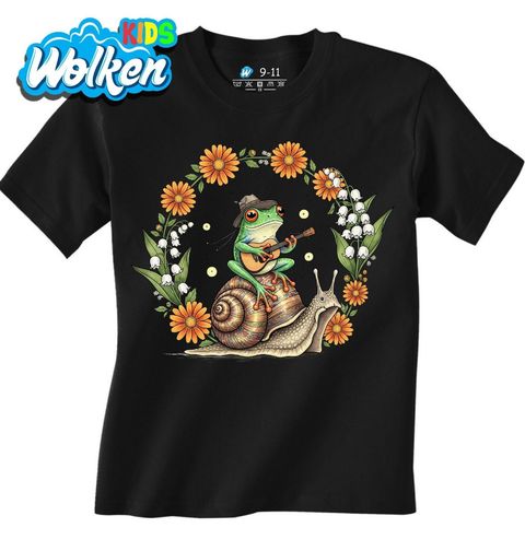 Obrázek produktu Dětské tričko Žába s Kytarou na Šnekovi