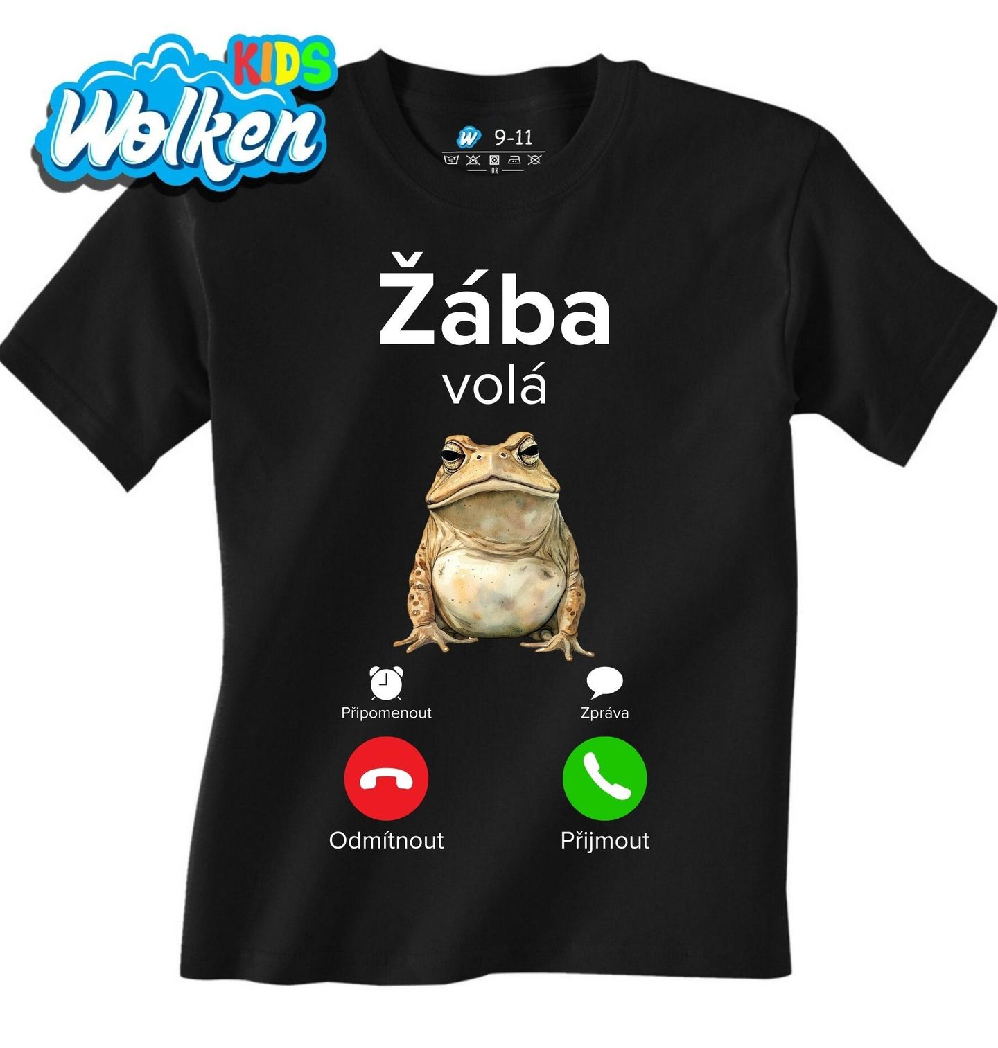Dětské tričko Žába Volá Phone Call.jpg