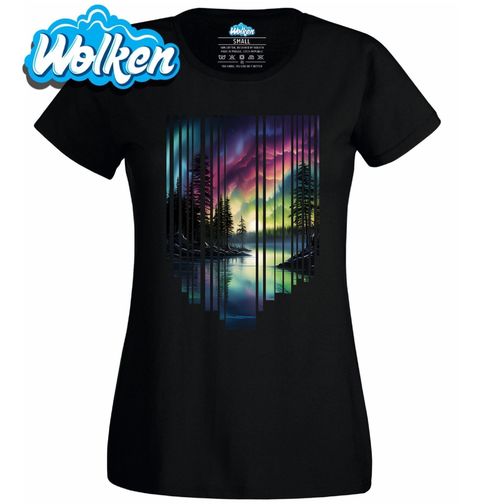 Obrázek produktu Dámské tričko Noční Jezero pod Polární Září