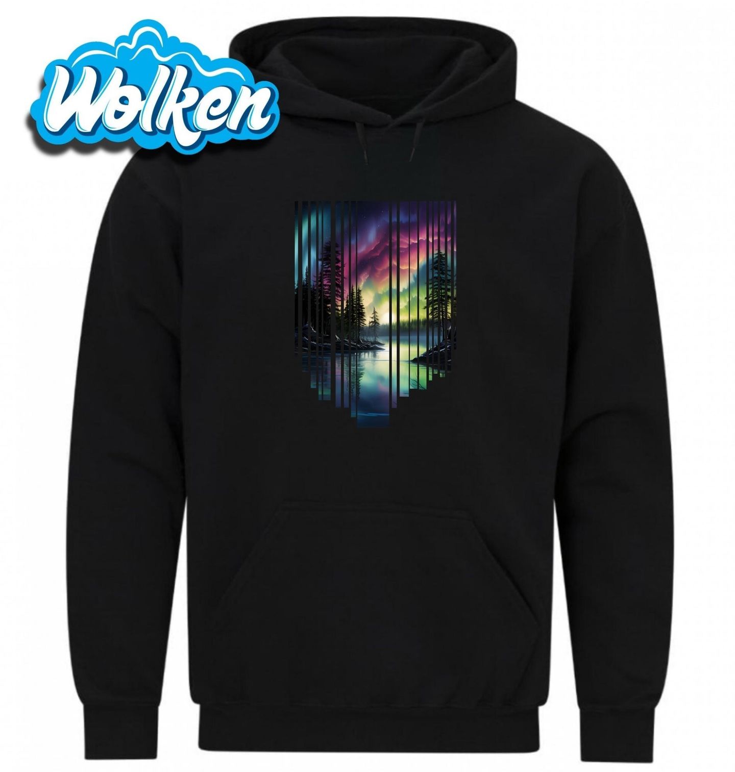 Mikina  Noční Jezero pod Polární Září.jpg