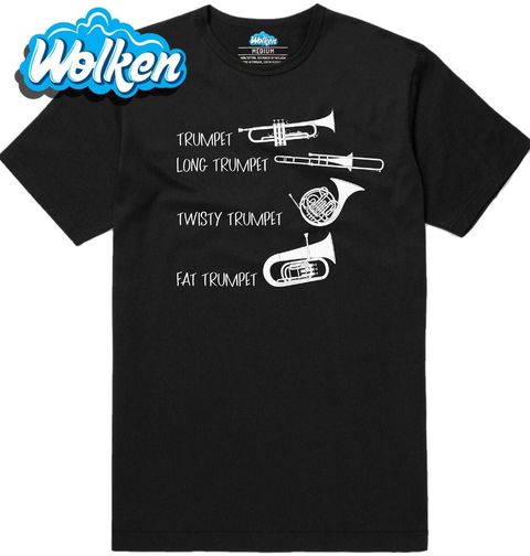 Obrázek produktu Pánské tričko Trumpeta, Pozoun, Roh a Tuba