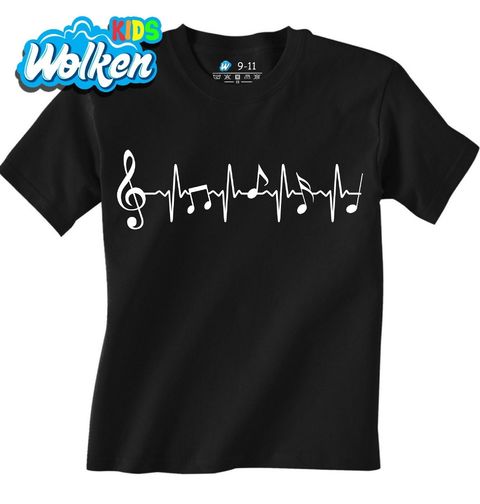 Obrázek produktu Dětské tričko Kardiogram Hudební Melodie