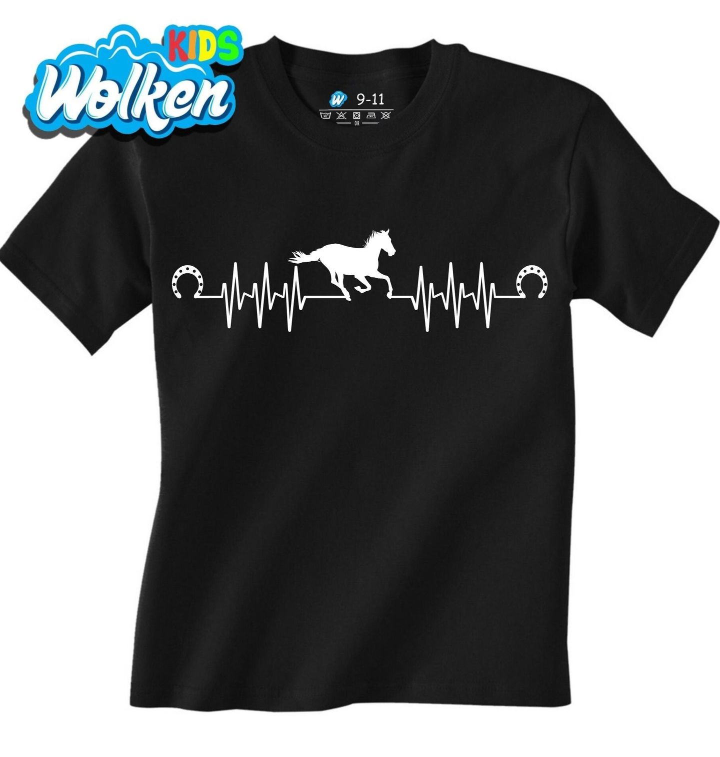 Dětské tričko Kardiogram a Běžící Kůň.jpg