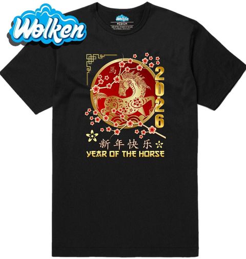 Obrázek produktu Pánské tričko Čínský Ohnivý Kůň Rok 2026