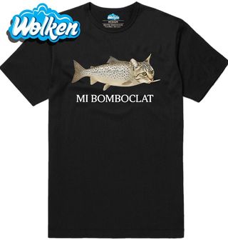 Pánské tričko Kočka s Cigaretou MI BOMBOCLAT.jpg
