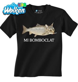 Dětské tričko Kočka s Cigaretou MI BOMBOCLAT.jpg