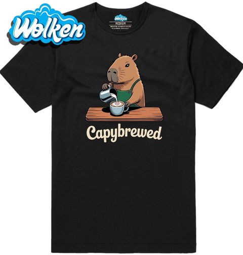 Obrázek produktu Pánské tričko Kapybara Barista Capybrewed