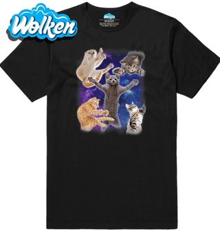 Pánské tričko Vesmírné Kočky Space Cats Meme.jpg