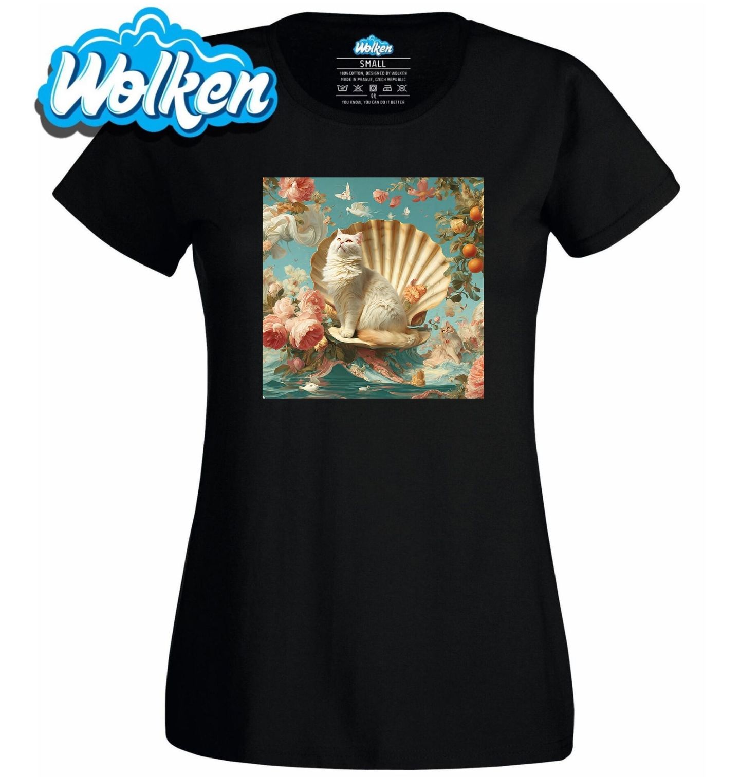 Dámské tričko Zrození Kočičí Bohyně.jpg