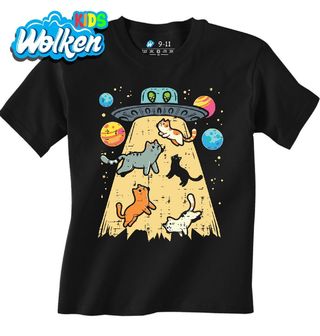 Dětské tričko Únos Koček ve Vesmíru UFO.jpg
