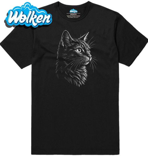 Obrázek produktu Pánské tričko Portrét Kočky Scratch Art