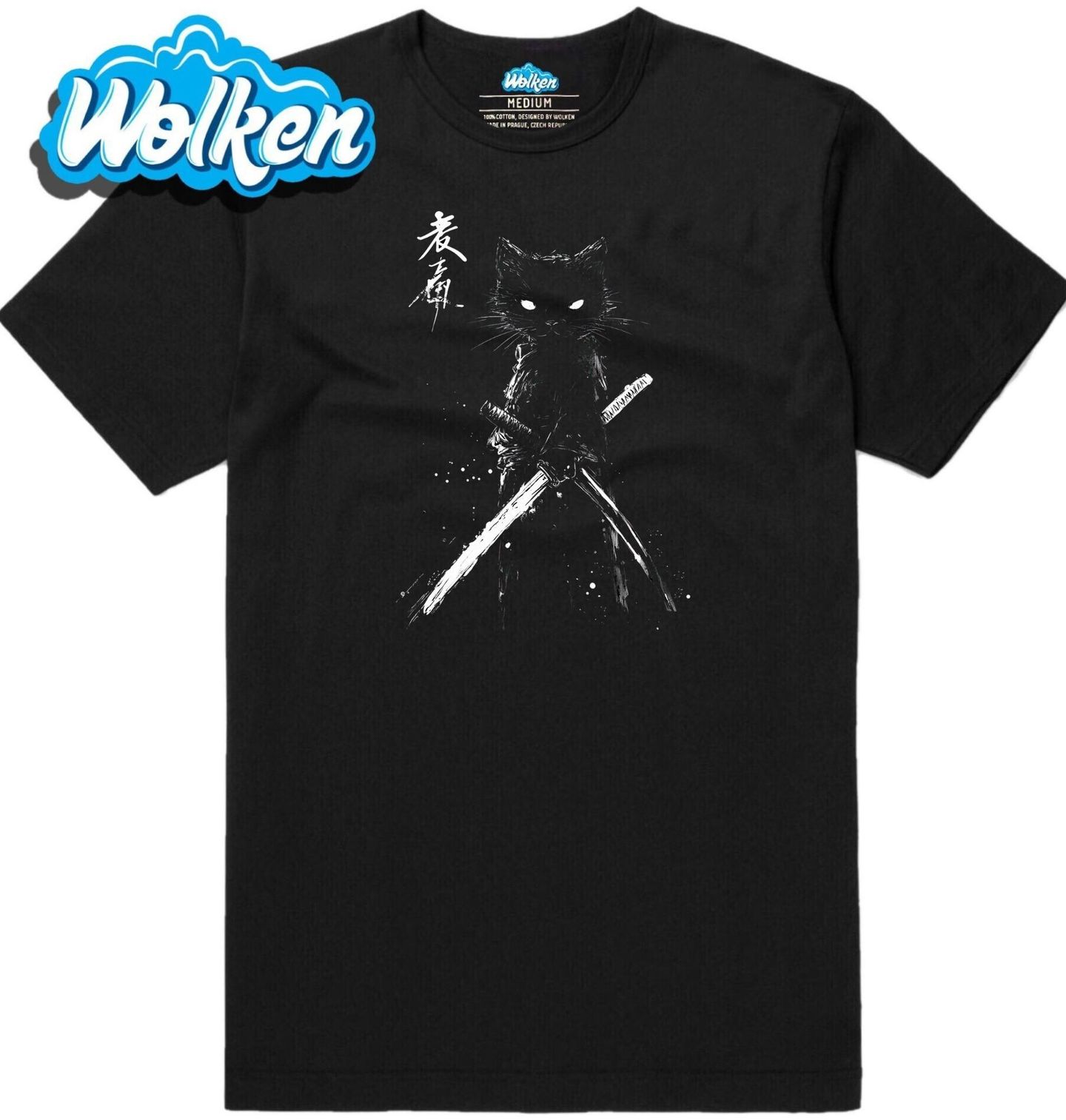 Pánské tričko Noční Kočka Samuraj s Katanou.jpg