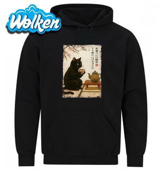 Mikina Klidná Kočka u Čajového Obřadu.jpg