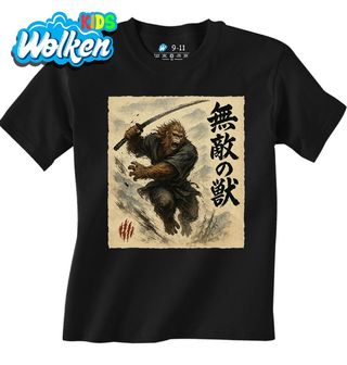 Dětské tričko Neporazitelná Gorila Samuraj s Katanou.jpg