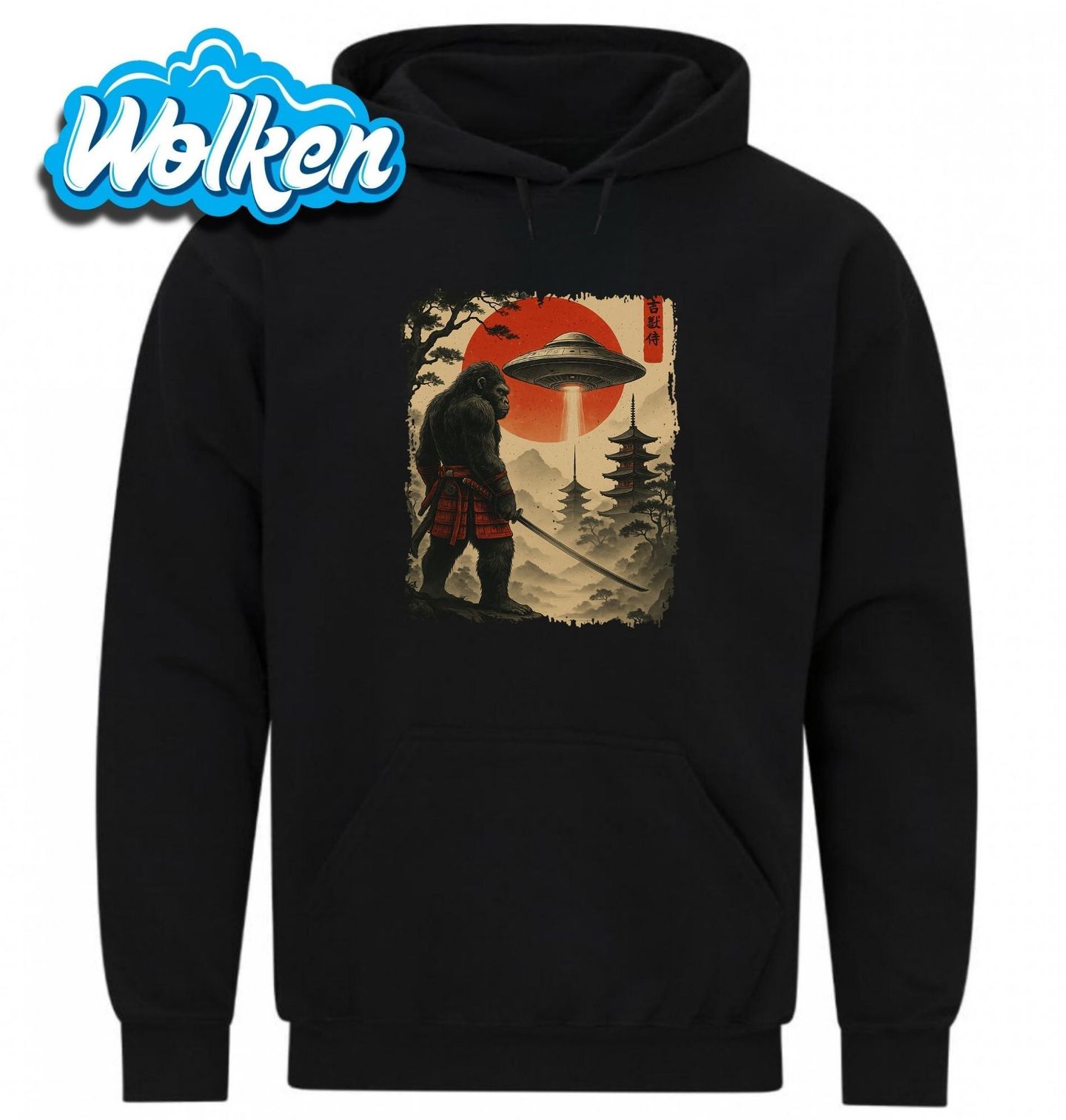 Mikina Samurajská Gorila Strážce Pagody.jpg