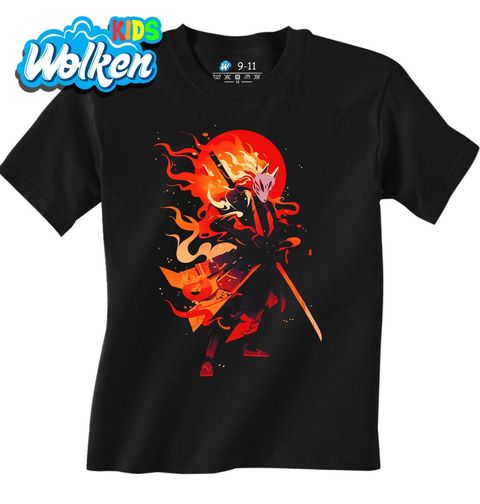 Obrázek produktu Dětské tričko Ohnivý Liščí duch Japonska Kitsune