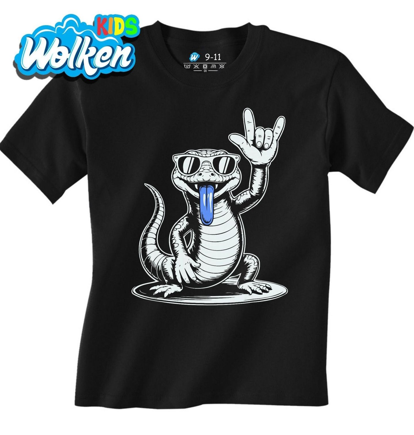 Dětské tričko Rocková Tilikva australská Blue-tongued skink.jpg