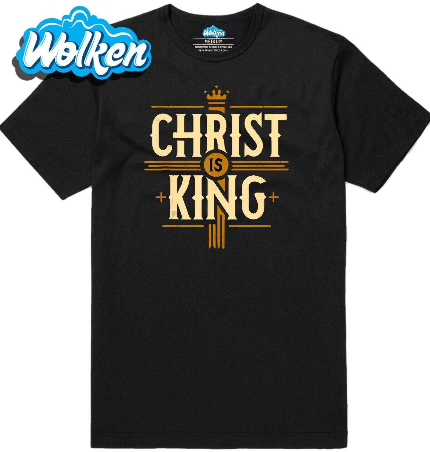 Pánské tričko Ježíš je Král Christ is King.jpg