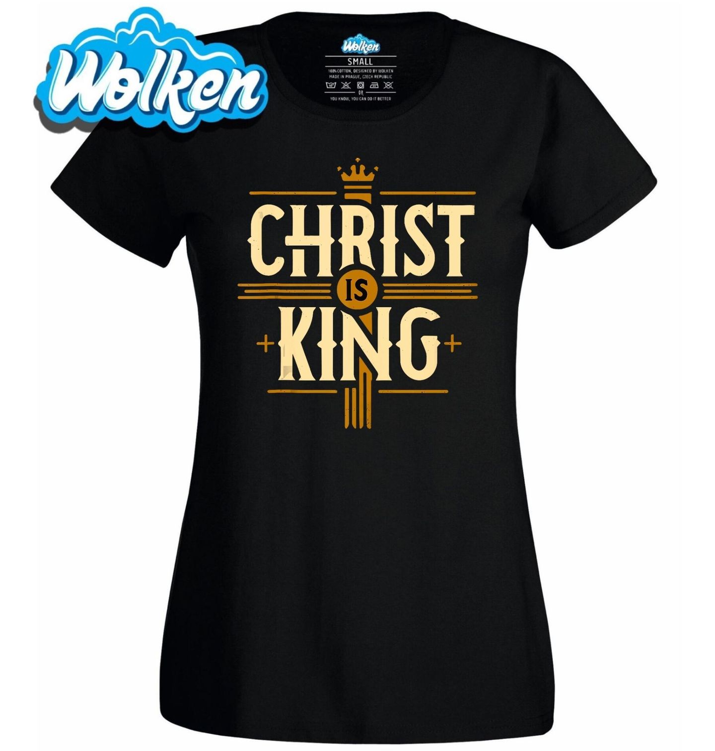 Dámské tričko Ježíš je Král Christ is King.jpg