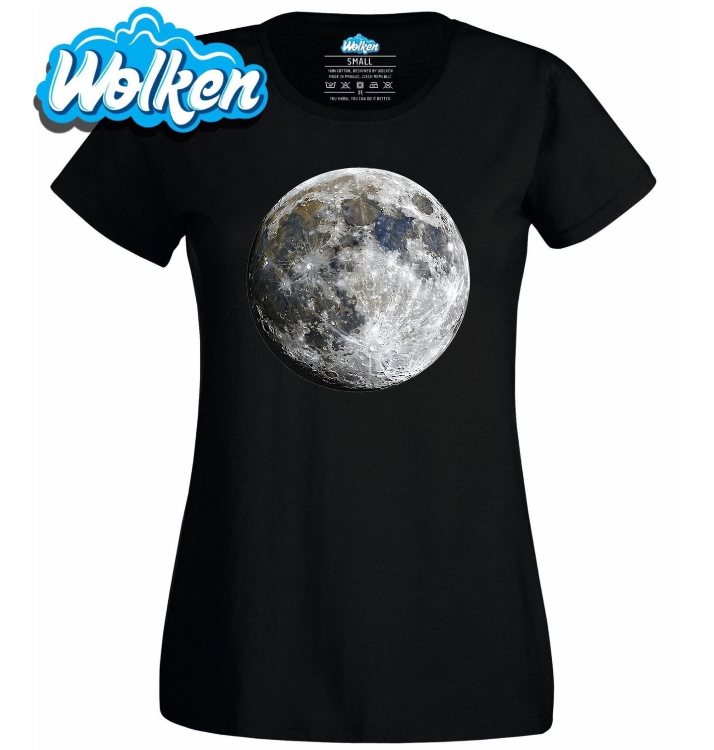 Dámské tričko Detailní Měsíc s Krátery.jpg